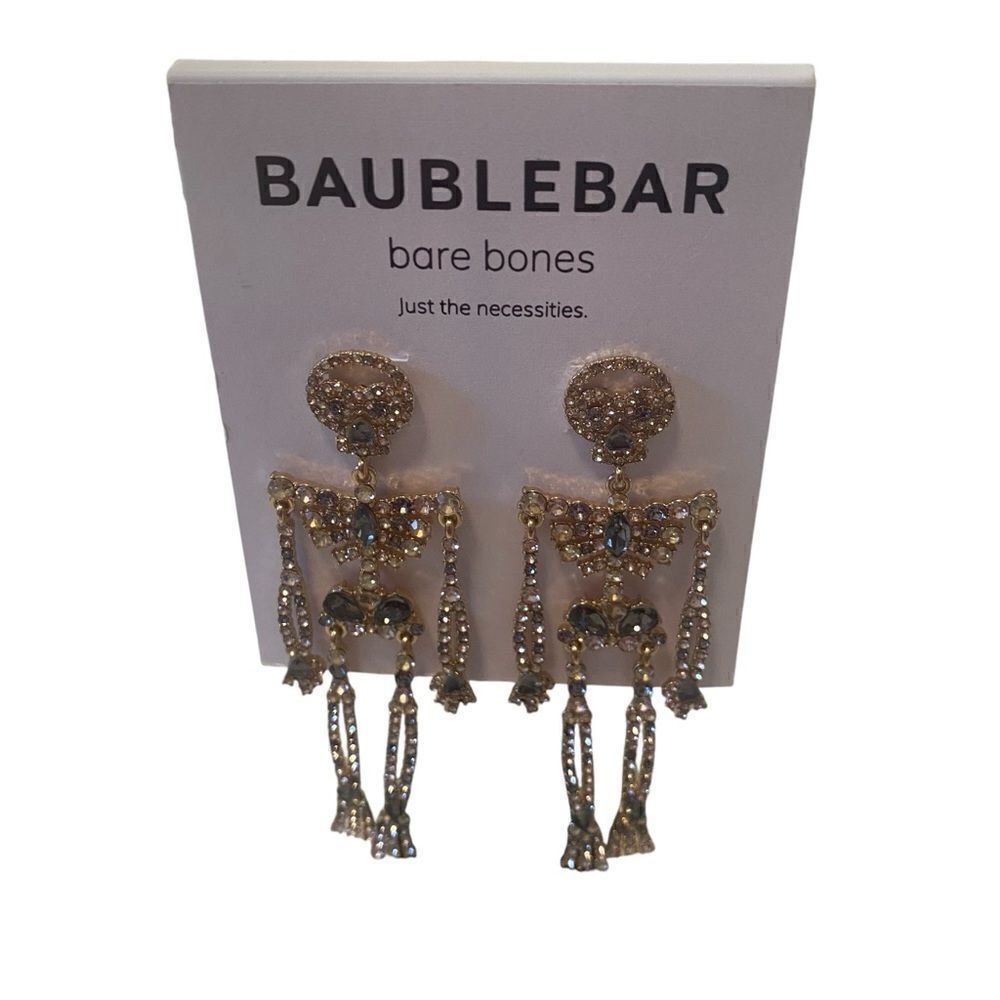 Baublebar Bare Bones Soarkly Skeleton Drop Earrings.